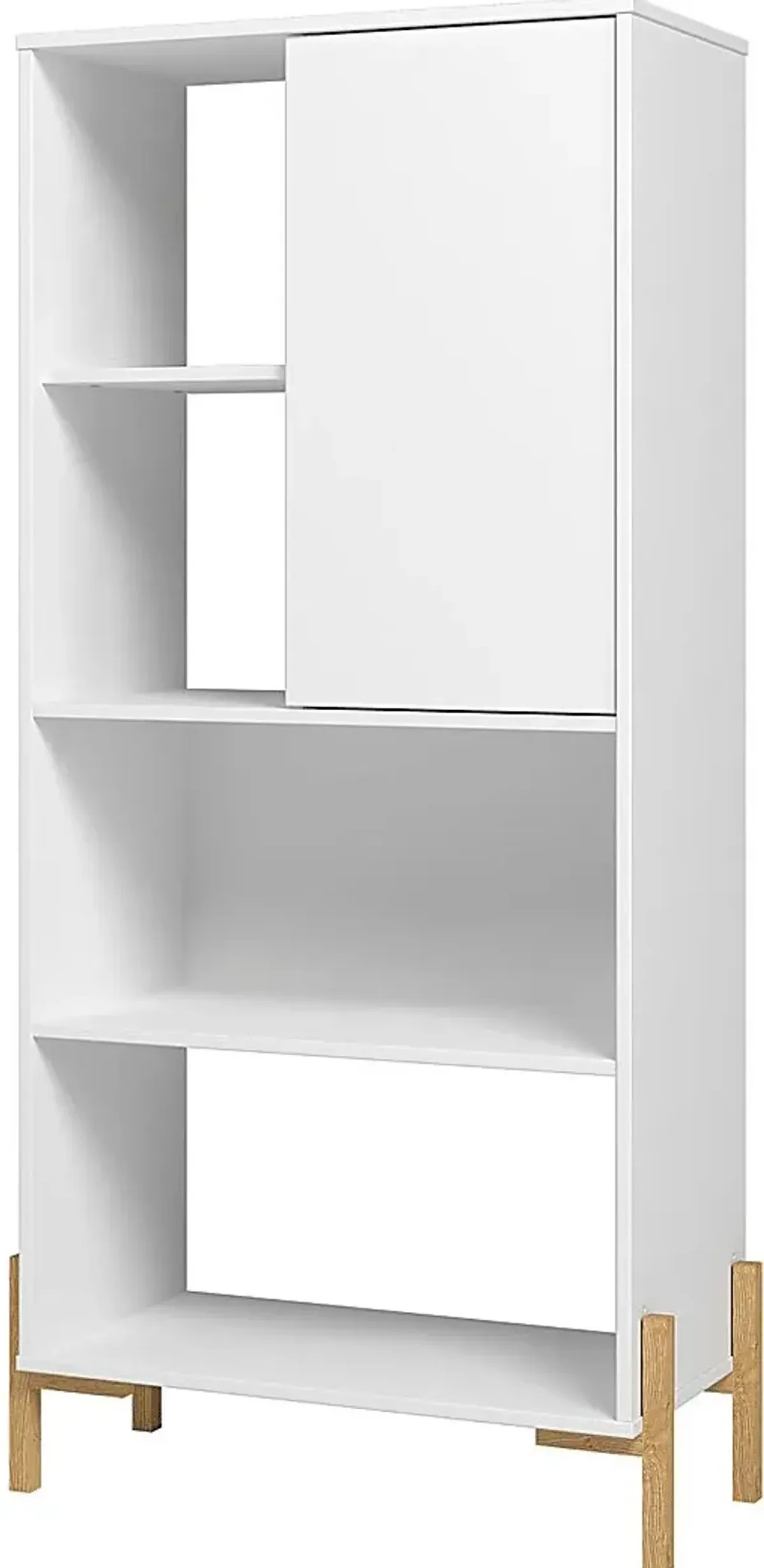 Ridgesmill White Bookcase