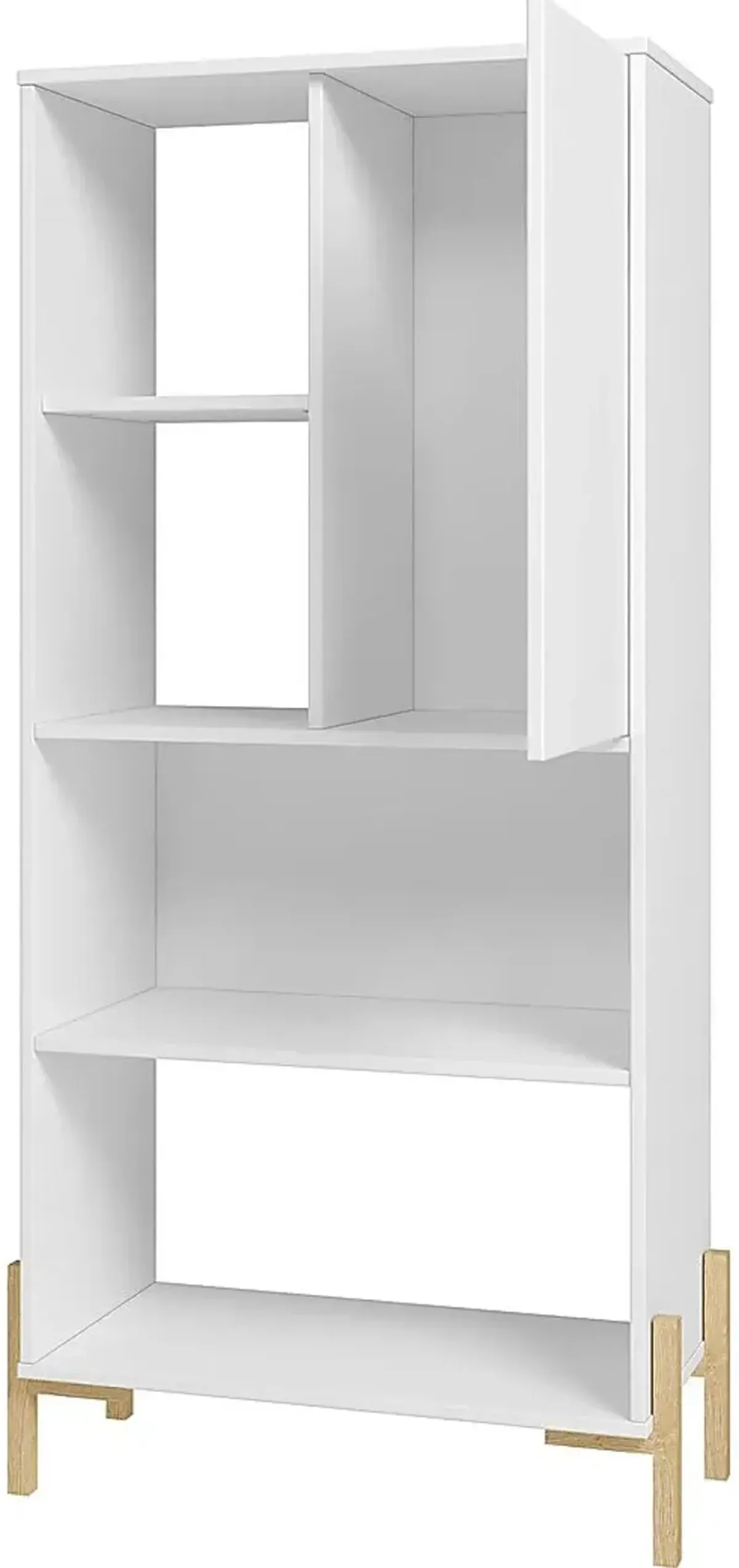 Ridgesmill White Bookcase