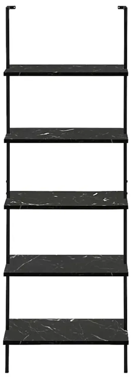 Winbrow Black Marble Bookcase