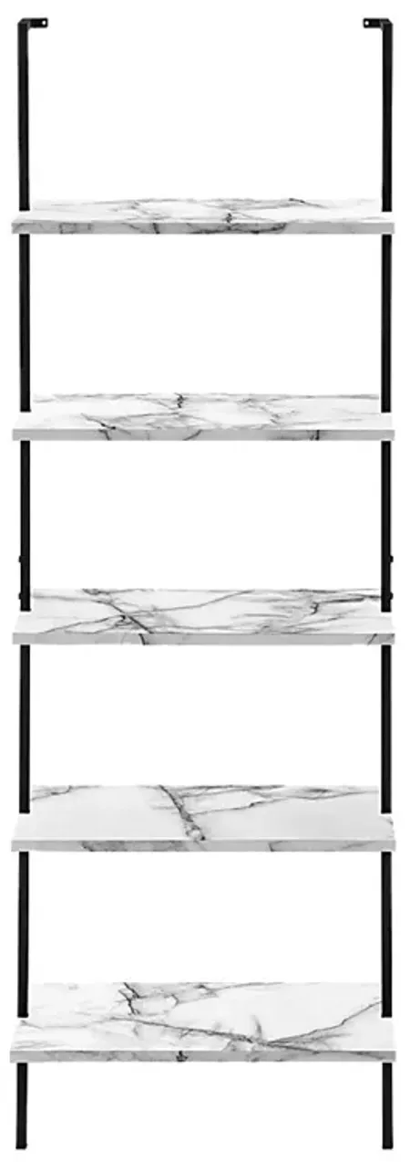 Winbrow White Marble Bookcase