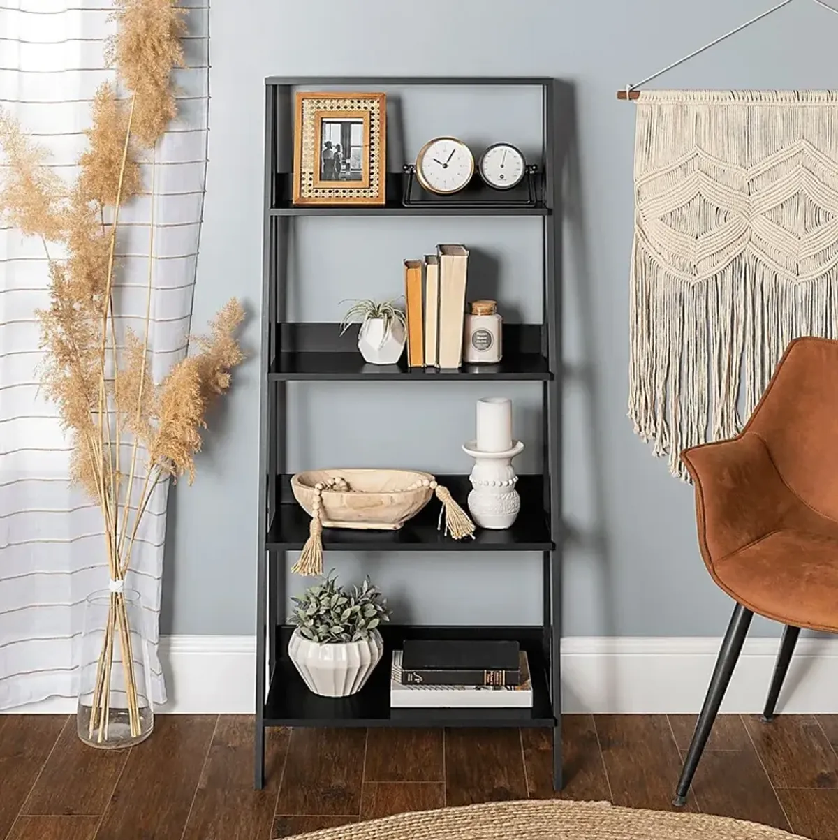 Blairwood Black Bookcase