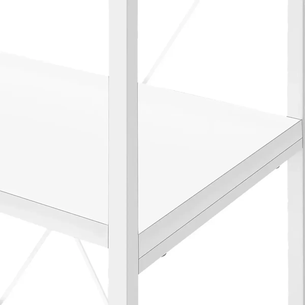 Wallcraft White Bookcase