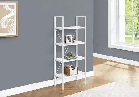 Wallcraft White Bookcase