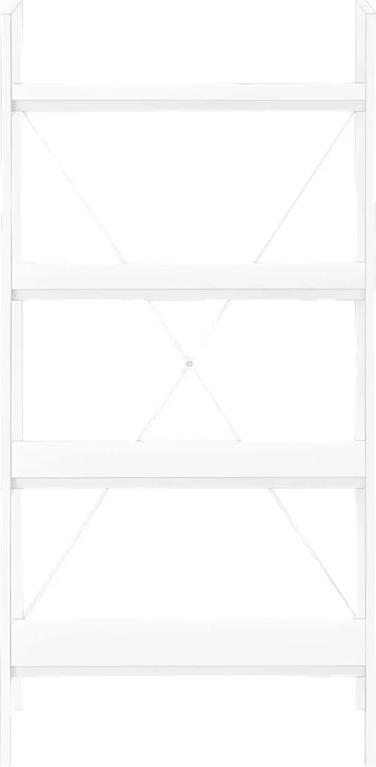 Wallcraft White Bookcase