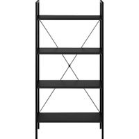 Wallcraft Black Bookcase