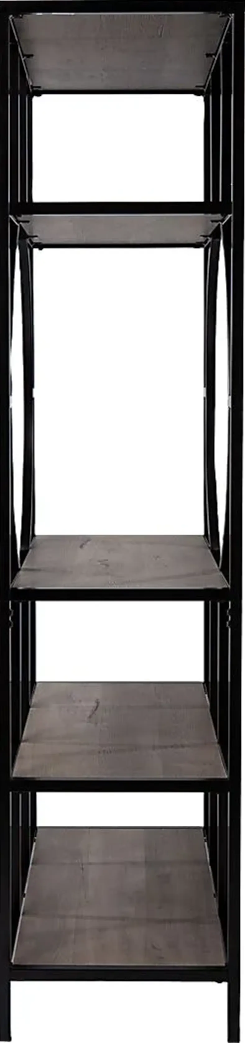 Dawnadele Black Bookcase