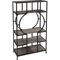 Dawnadele Black Bookcase