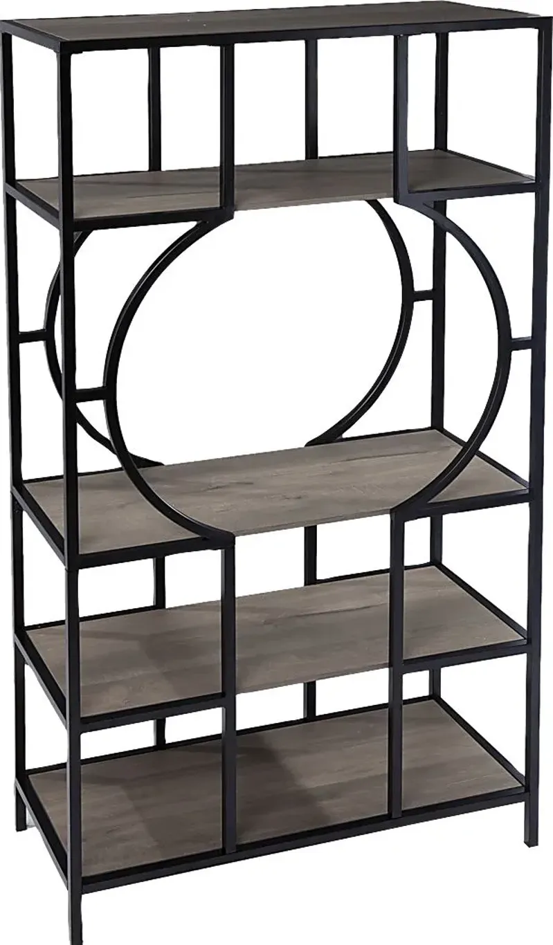 Dawnadele Black Bookcase