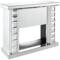 Sunnyslope Silver 48 in. Console, With Electric Fireplace
