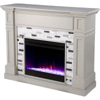 Stembridge I Gray 48 in. Console, With Color Changing Electric Fireplace