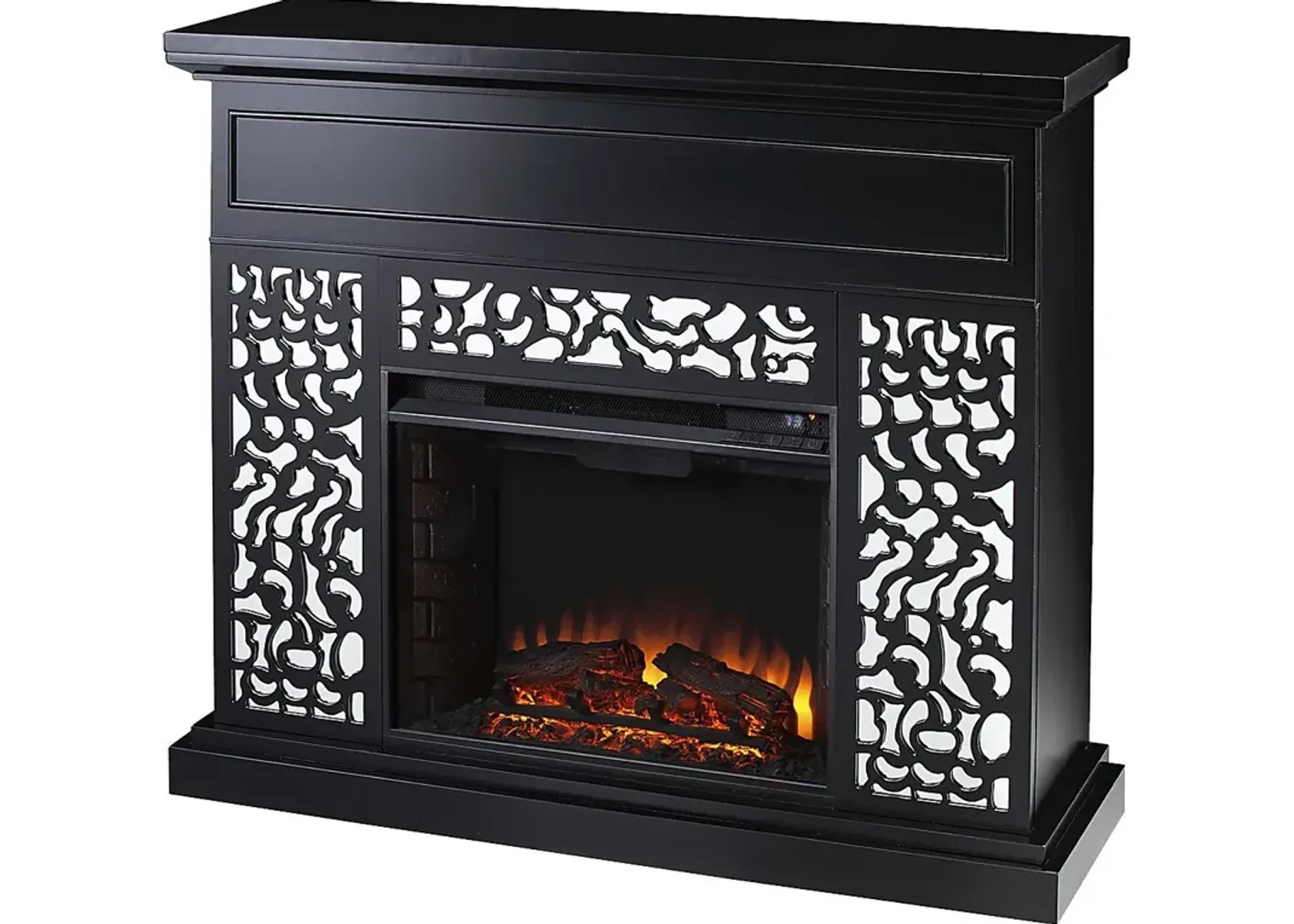 Ennismore II Black 45 in. Console, With Electric Fireplace