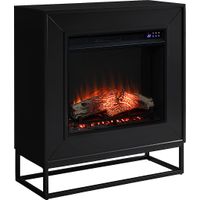 Frescan IV Black 33 in. Console, With Touch Panel Electric Fireplace