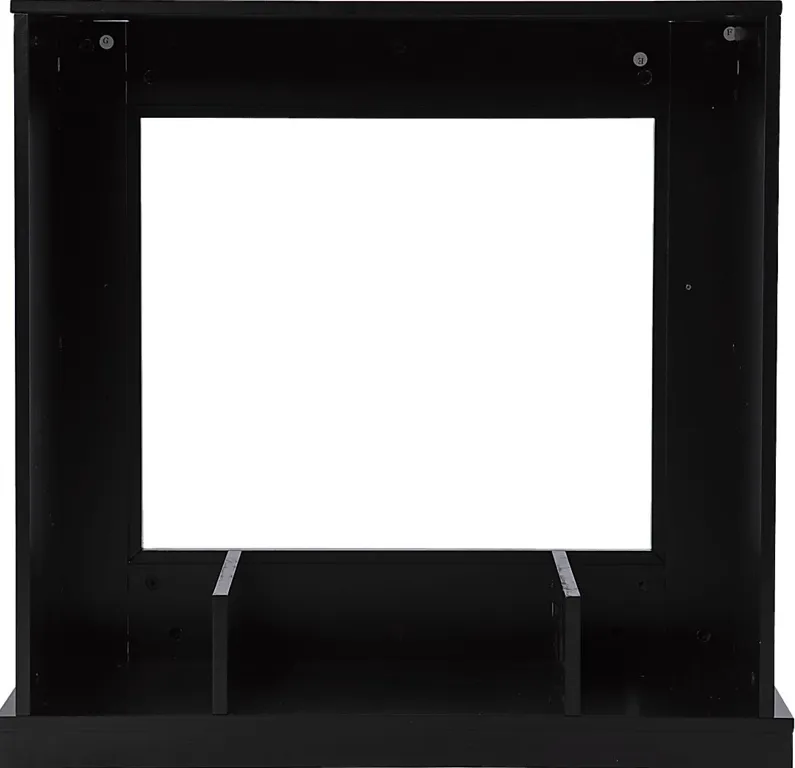 Willaurel I Black 33 in. Console, With Color Changing Electric Fireplace