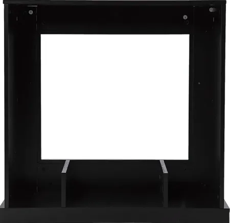 Willaurel IV Black 33 in. Console, With Touch Panel Electric Log Fireplace