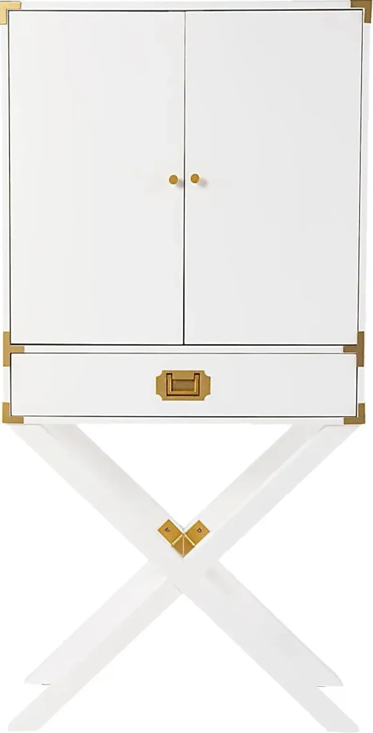 Haverstock White Bar Cabinet