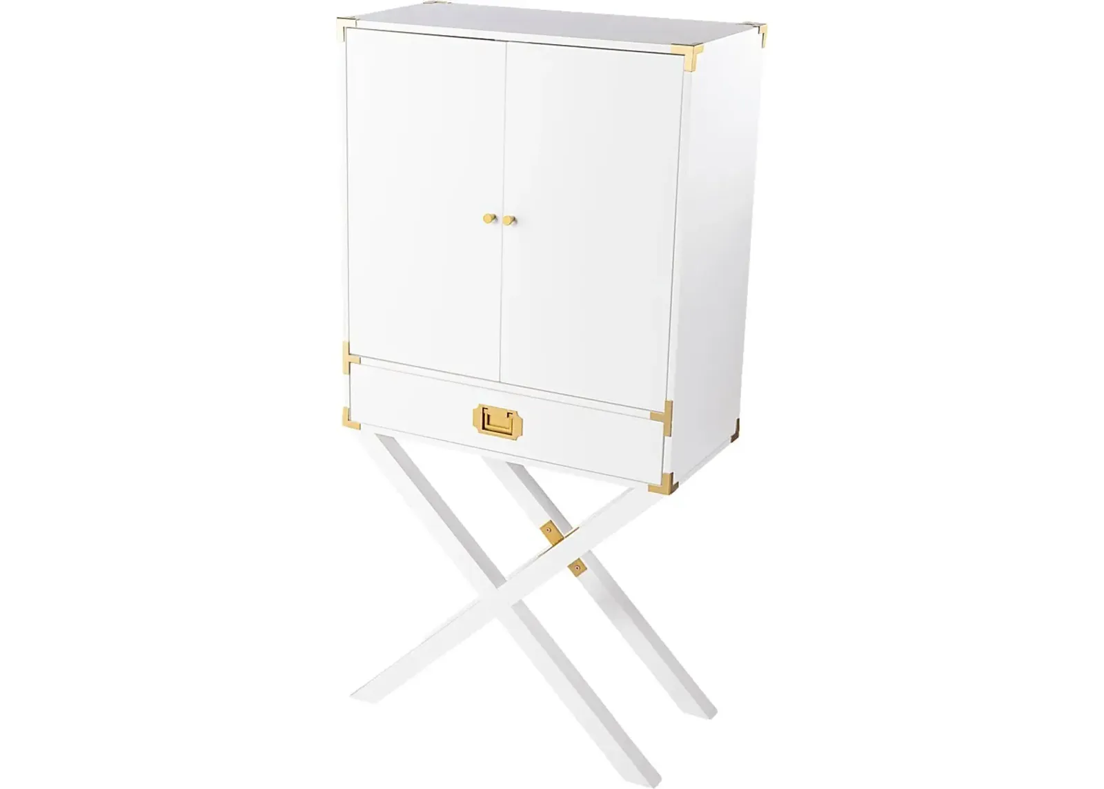 Haverstock White Bar Cabinet