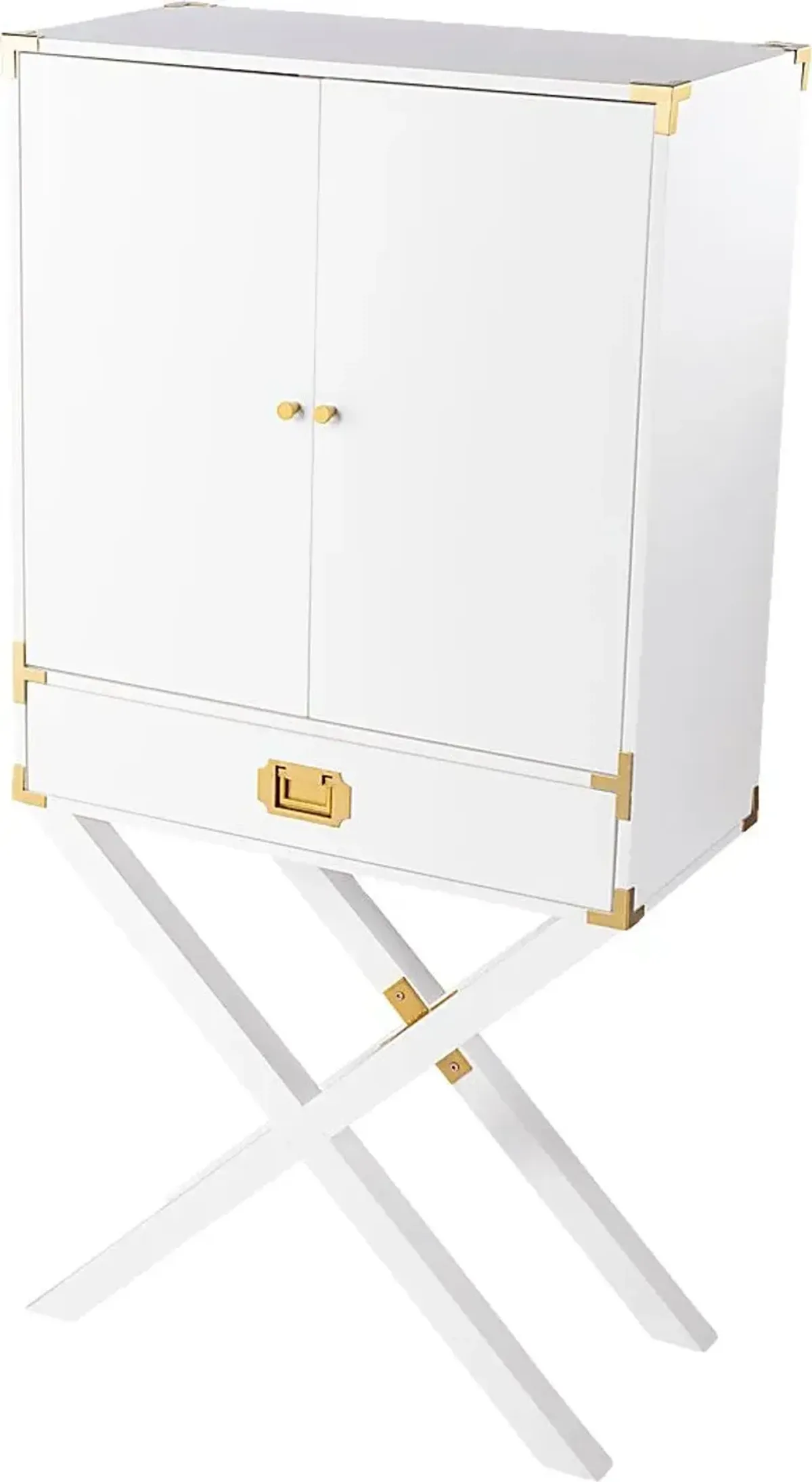 Haverstock White Bar Cabinet