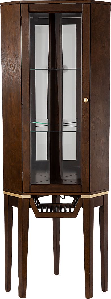 Hilwin Brown Bar Cabinet