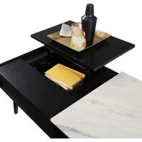 Lanette Black 3 Pc Table Set