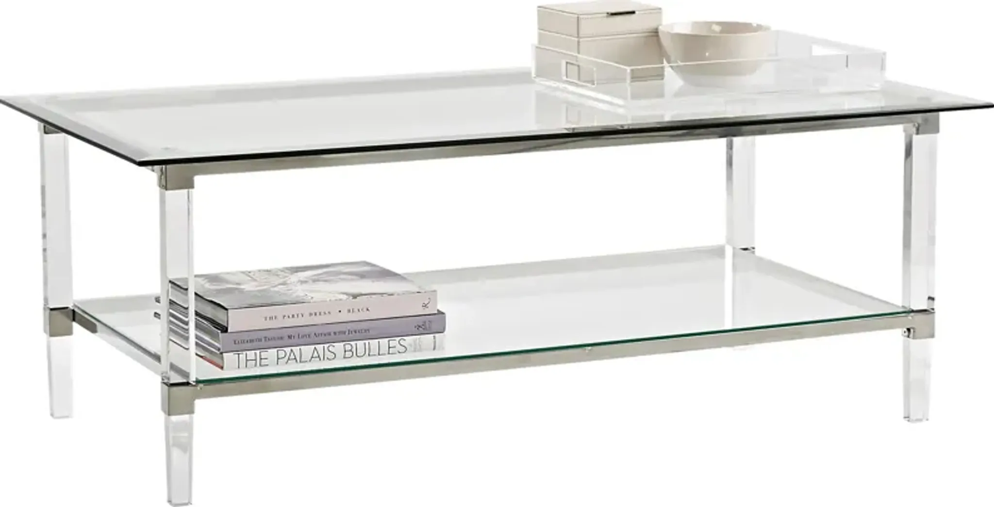 Varna Silver Rectangle Cocktail Table Rooms To Go | Furniture.com