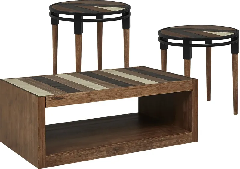 Alistair 3 Pc Table Set