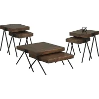 Banning Tobacco 3 Pc Table Set