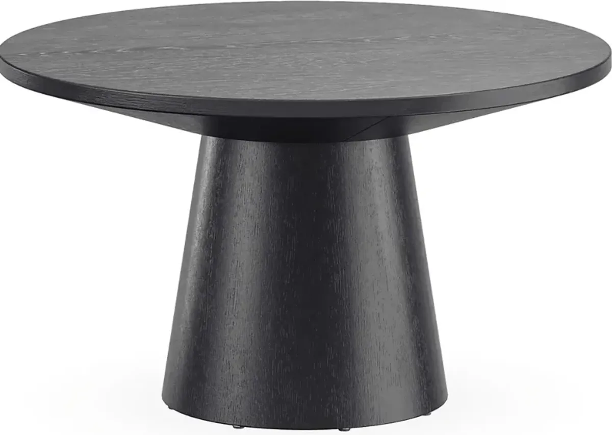 Kendall Black 29" Round Cocktail Table