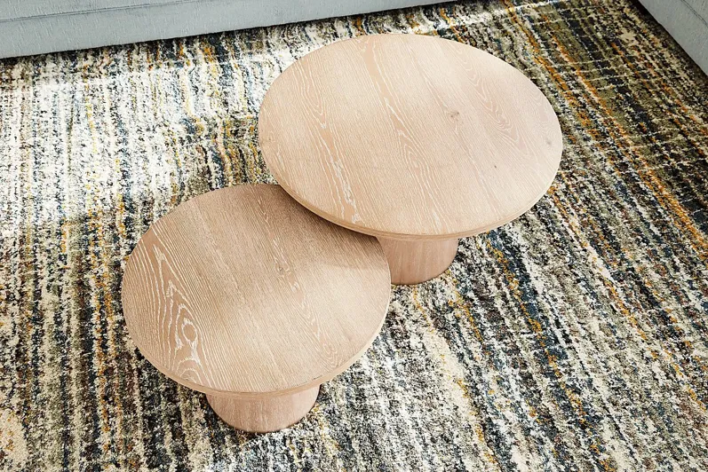 Kendall Natural 2 Pc Table Set