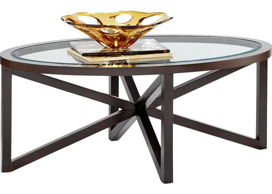 Kenshaw II Espresso Cocktail Table