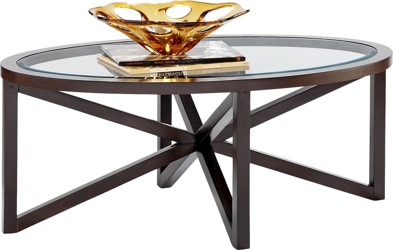 Kenshaw II Espresso Cocktail Table