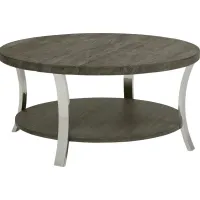 Arland Brown Round Cocktail Table