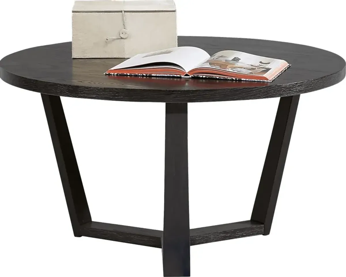 Rumie Dark Brown 36 in. Cocktail Table