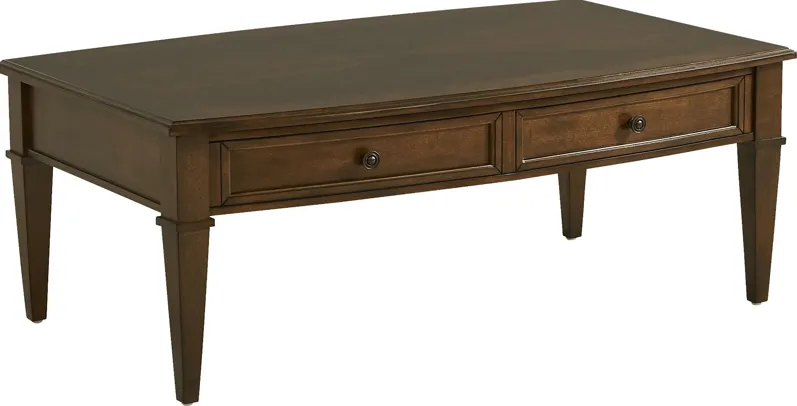 Russo Lane Brown Storage Cocktail Table