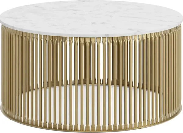 Slabtown Gold Cocktail Table