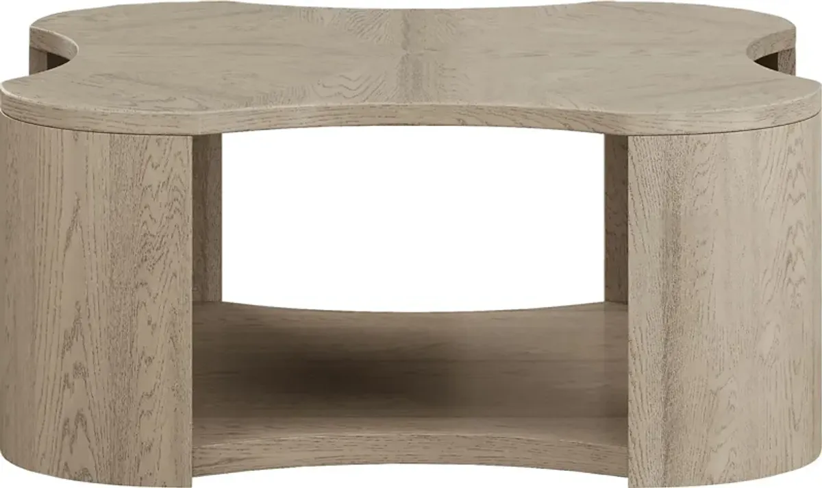 Aspen Grove Tan Cocktail Table