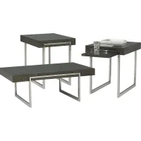 Isleen Gray 3 Pc Table Set