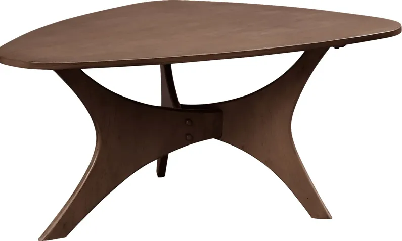 Barshay Brown Triangle Cocktail Table