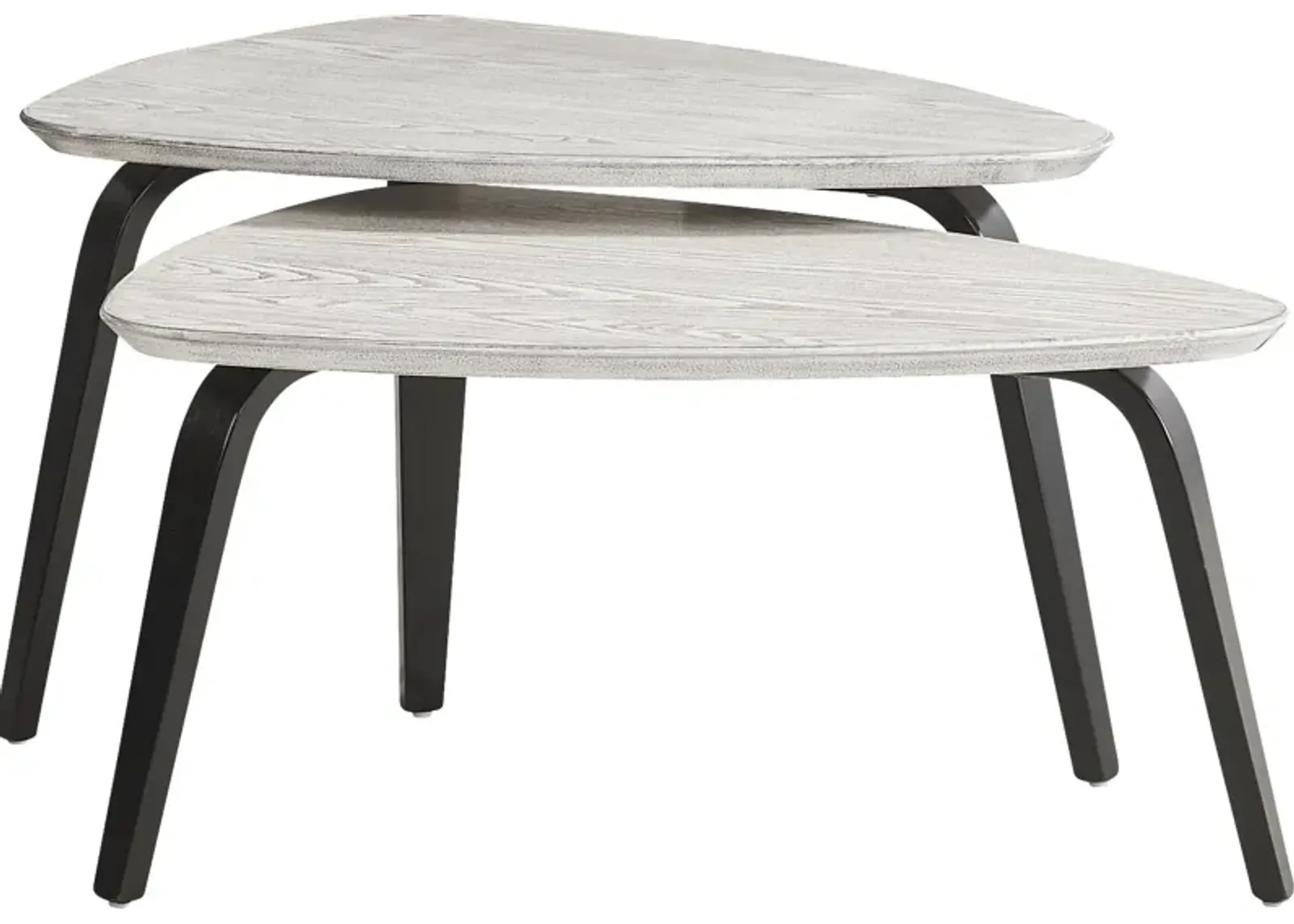 Pallola Dove Gray 2 Pc Nesting Cocktail Table