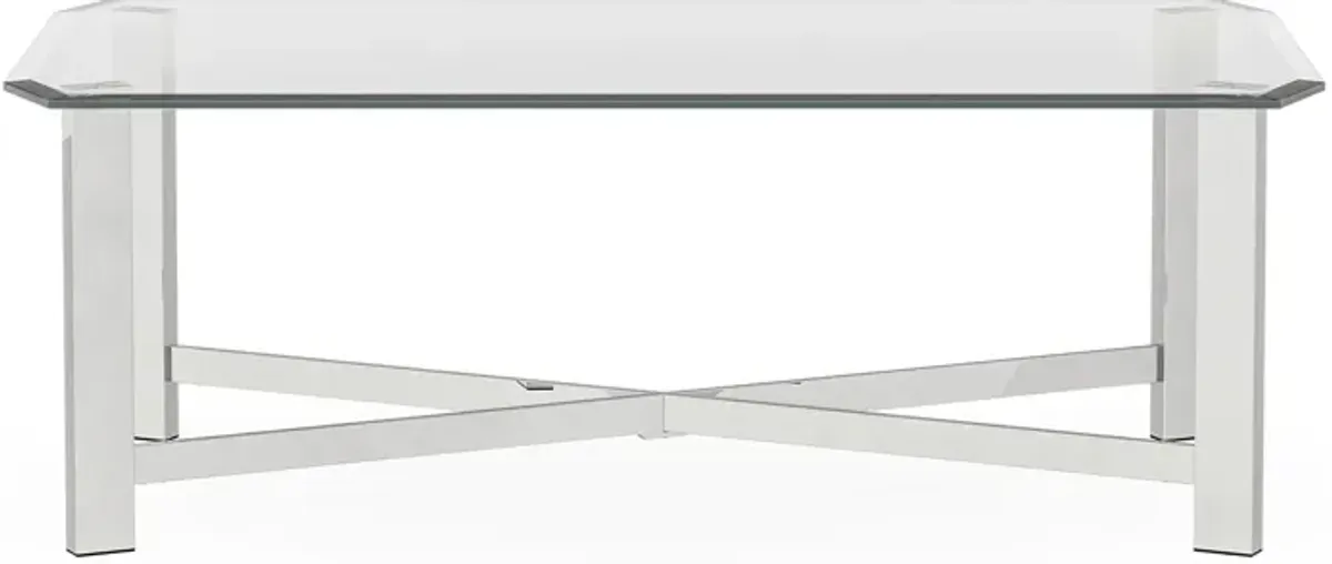 Teagan Chrome Cocktail Table
