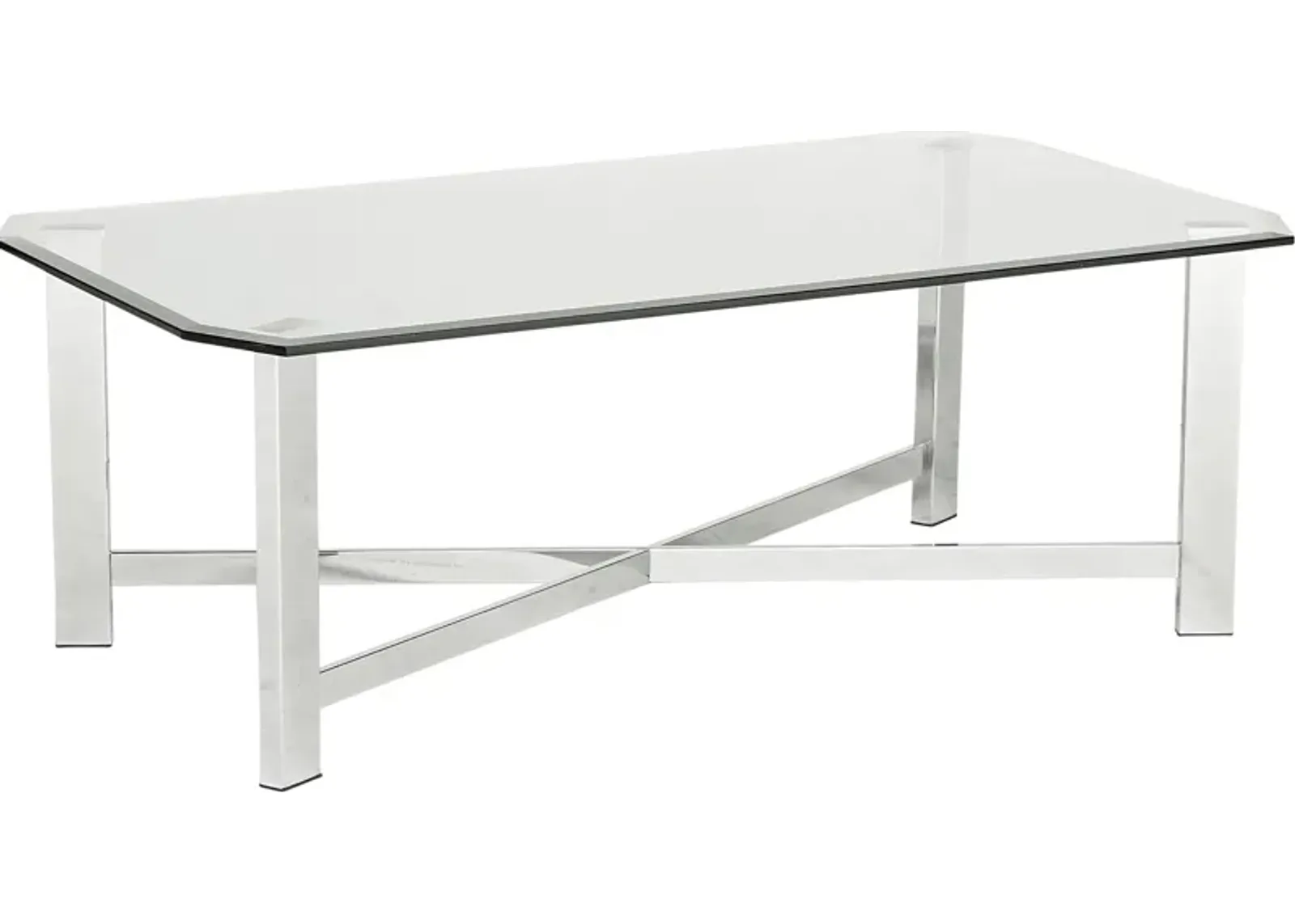 Teagan Chrome Cocktail Table