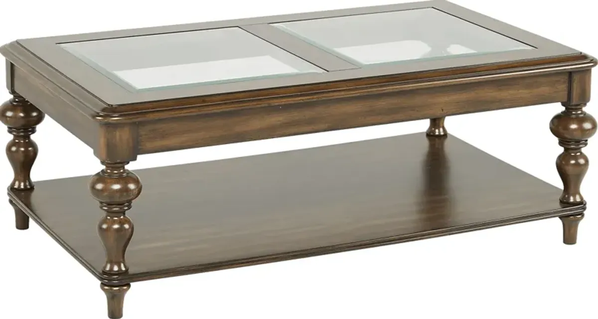 Hutton Brown Cocktail Table