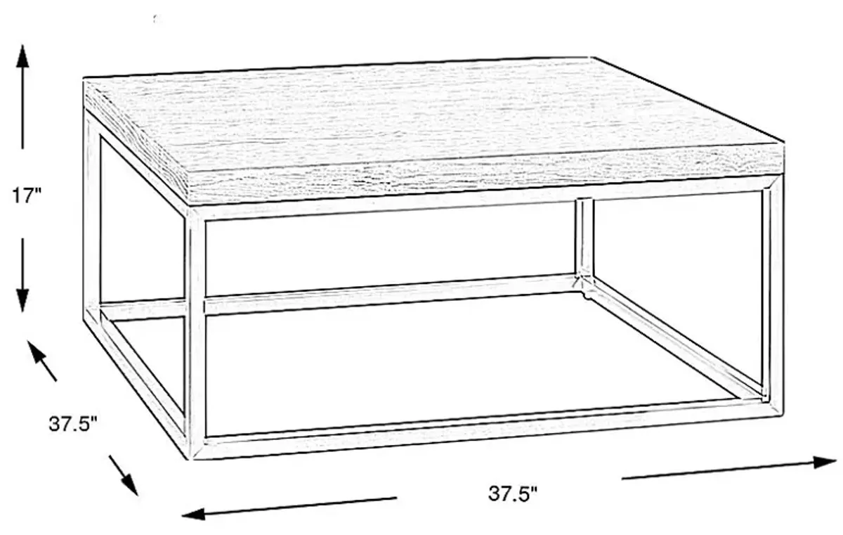 Dyer Caramel Cocktail Table