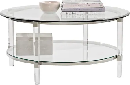 Varna Silver Round Cocktail Table