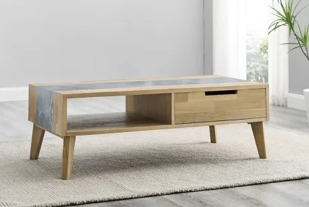 Zhane Natural Cocktail Table