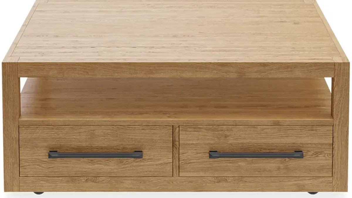 Ithaca Natural Square Cocktail Table