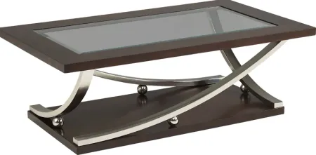 Kendare Brown Cherry Rectangle Cocktail Table
