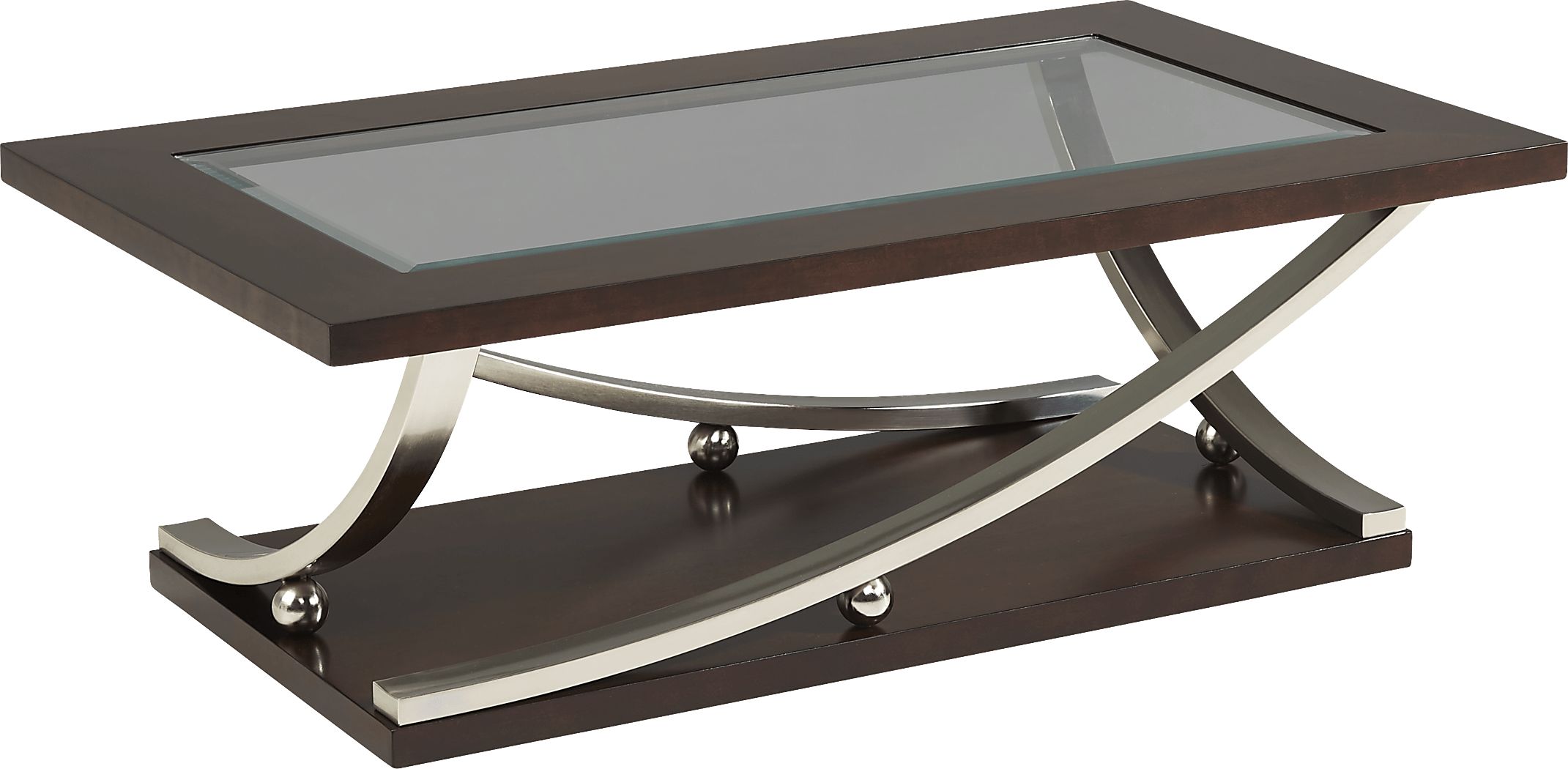 Kendare Brown Cherry Rectangle Cocktail Table