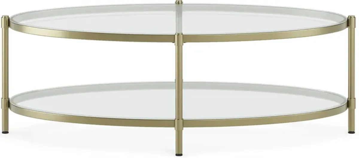 Alva Gold Cocktail Table