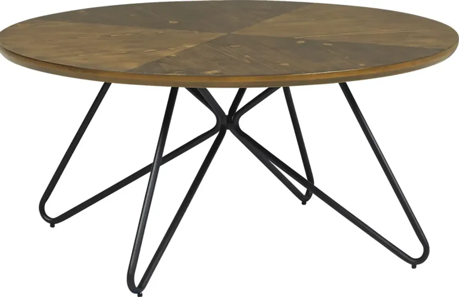 Galvin Brown Round Cocktail Table