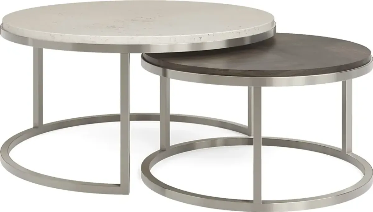 Eldren Tobacco Nesting Cocktail Table